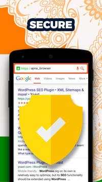 Apna Browser - Quick, Secure, Lite and Indian screenshot 3
