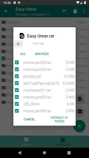 Easy Unrar, Unzip & Zip screenshot 2