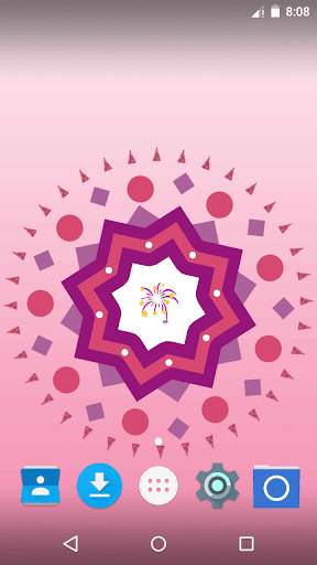 Diwali Rangoli Live Wallpaper screenshot 4