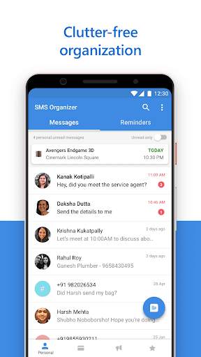 SMS Organizer screenshot 1