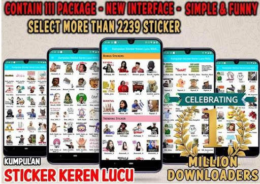 Kumpulan Sticker 2020 Lucu Keren for WAStickerApps screenshot 3