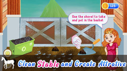 Princess Stable Horse Cleaning Games screenshot 9