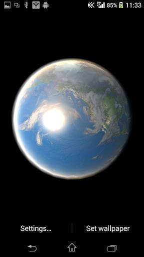 Earth Live Wallpaper screenshot 3