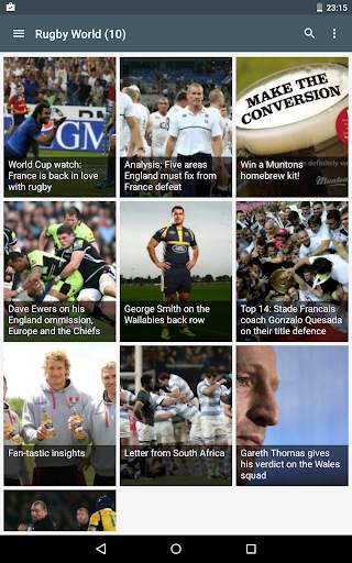 Rugby News 7 تصوير الشاشة