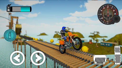 Moto BMX Games-Stunt Bike Game screenshot 1
