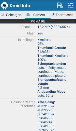 Droid Hardware Info screenshot 5