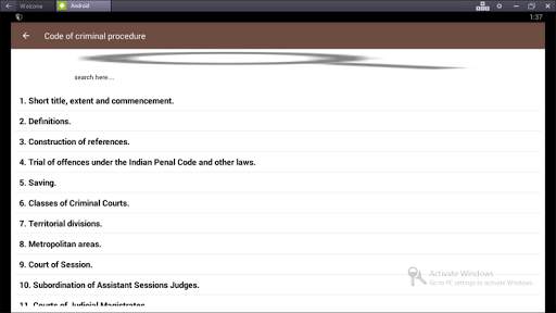 Criminal procedure code (Crpc) скриншот 3