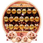 Luxury Gold Rose Pearl Keyboard Theme 6.4.29.2019