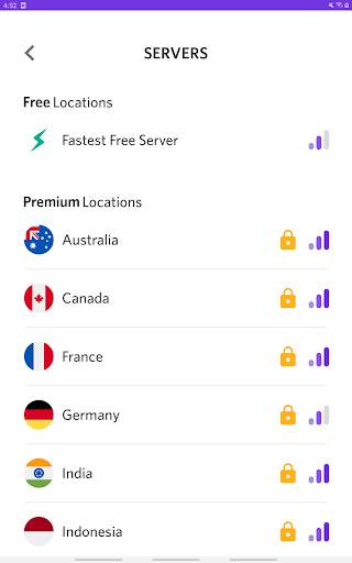 Only VPN - Free VPN Super unlimited proxy Hotspot screenshot 8