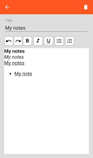 My Notes screenshot 6