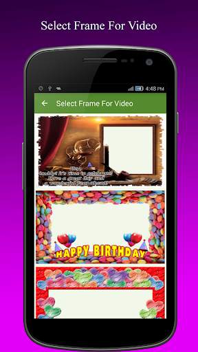Birthday Photo Frame To Video screenshot 3