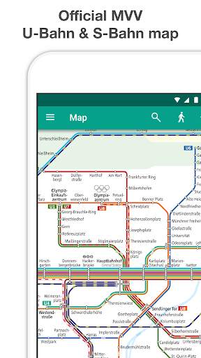 Munich Metro - MVG map and route planner screenshot 1