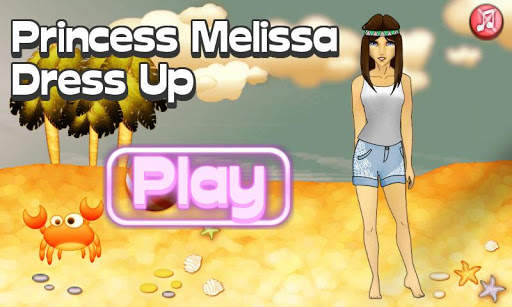Princess Melissa Dress-Up screenshot 1