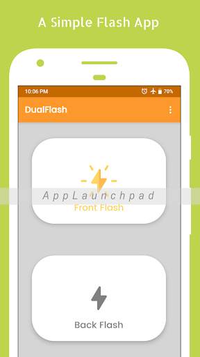DualFlash: Front and Back Flashlight screenshot 2