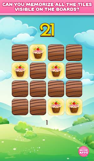 Brain game : Memory training : Cupcake * Free screenshot 7