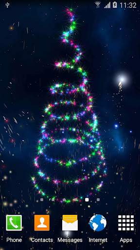 3D Christmas Tree Wallpaper screenshot 1
