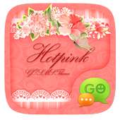 GO SMS HOT PINK THEME on 9Apps
