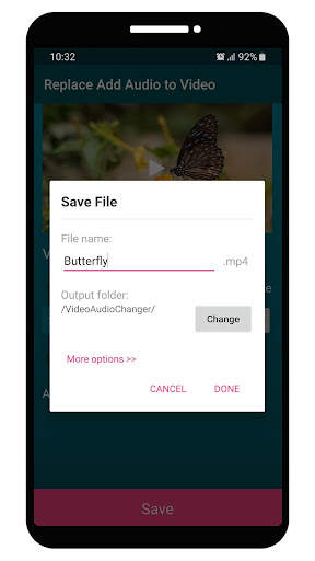 Replace Add Audio to Video screenshot 5