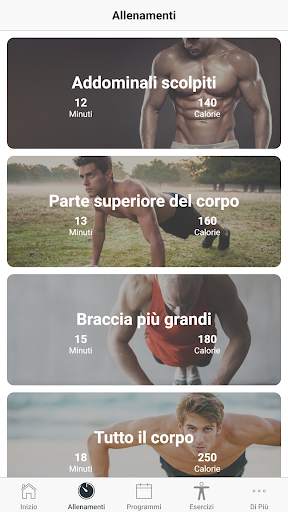 Allenamento per uomo - Allenarsi a casa screenshot 6