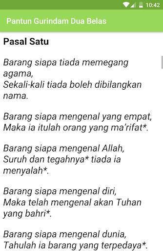 Pantun Lengkap Terbaik screenshot 7