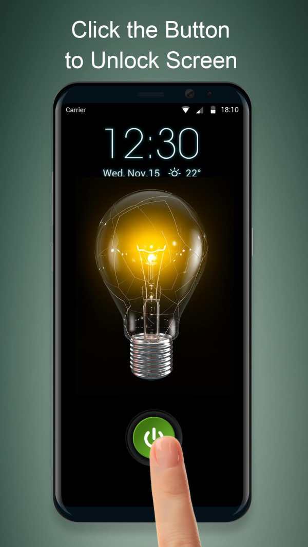 Bulb Explosion Simulator App Lock Screen screenshot 2
