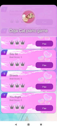 Doja Cat Piano Game 2021 screenshot 5