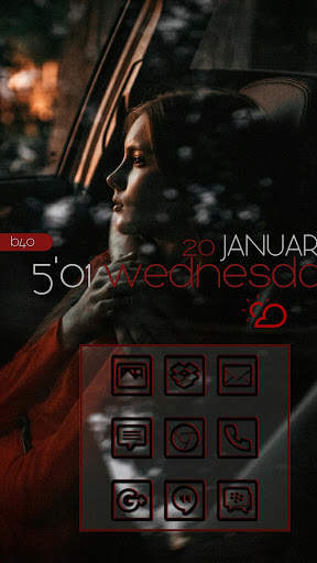 Patti Bills DarkRed Icon Pack screenshot 10