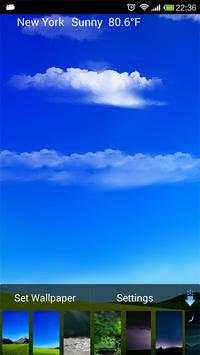 weather live wallpaper screenshot 2