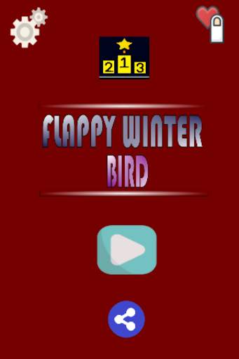 FLAPPY WINTER BIRD screenshot 1