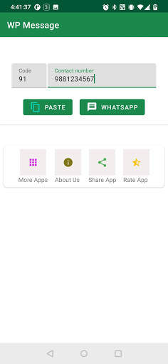 WPM -Send WhatsApp Messages without saving contact screenshot 1