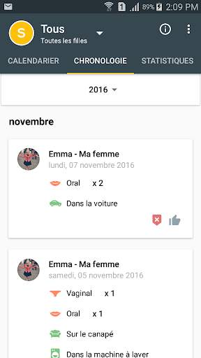 Hommes Calendrier - Sex App screenshot 3