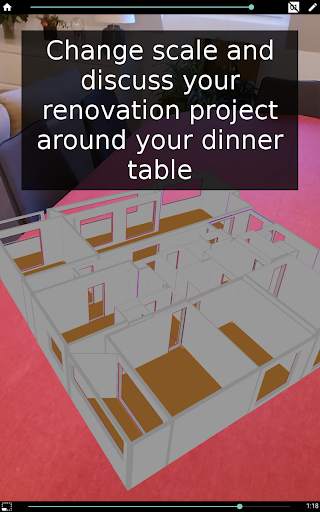 Floor plan - Home improvements in AR - Wodomo 3D screenshot 8