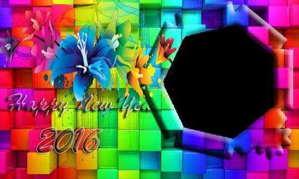 Color NewYear 2016 Photo Frame screenshot 3