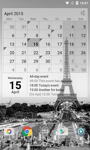 Calendar Widget Month   Agenda screenshot 4