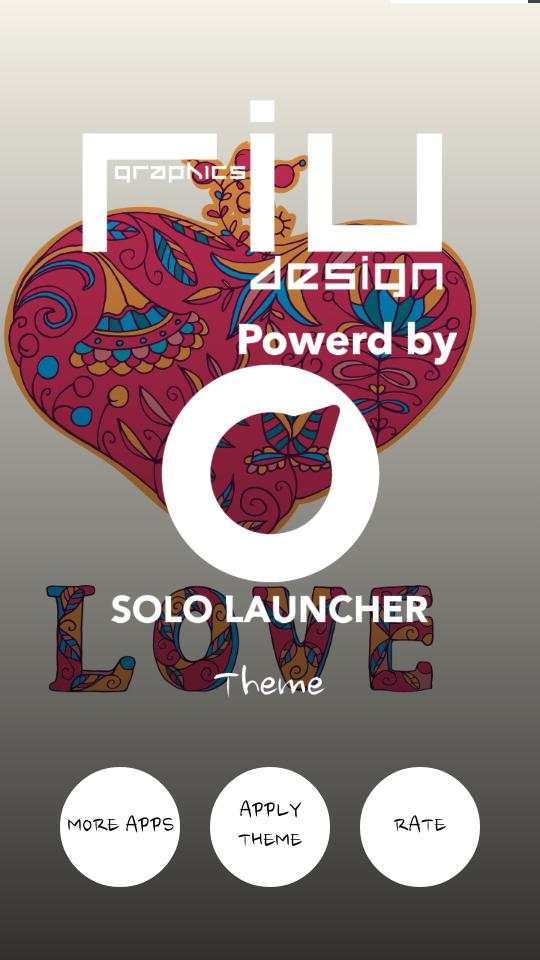 Love Solo Launcher Theme screenshot 2
