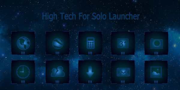 High tech-Solo Theme 1 تصوير الشاشة