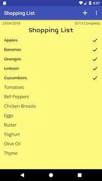 Sticky Lists 2 تصوير الشاشة