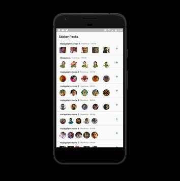 Whatsapp sticker Malayalam screenshot 1