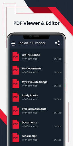 Indian PDF Reader : Image to PDF Converter 1 تصوير الشاشة