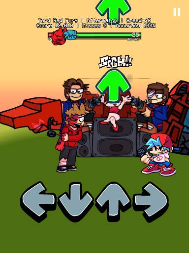 FNF Tord Red Fury Expanded Mod screenshot 9