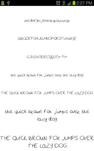 Neat Fonts for FlipFont free screenshot 3