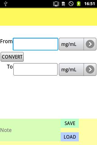 Density Converter screenshot 1
