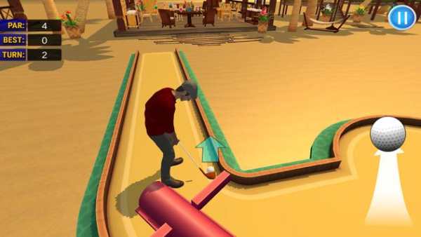 Mini Golf 3D Beach Master स्क्रीनशॉट 3