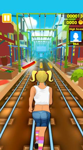 Subway Princess Girl Rush Runner screenshot 1