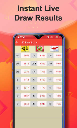 Live 4D Results(MY & SG) screenshot 2