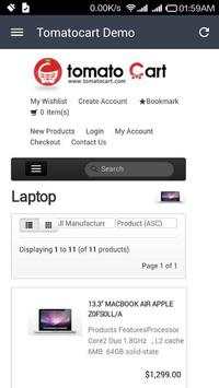 Tomatocart Shopping Cart screenshot 3