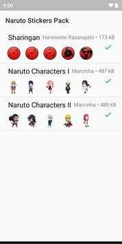 Naruto Stickers screenshot 1