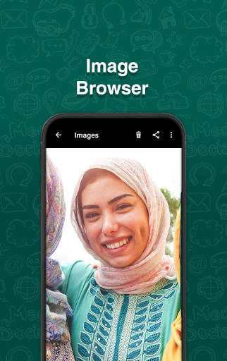 Gallery for WhatsApp - Images Videos Voices Audio screenshot 2