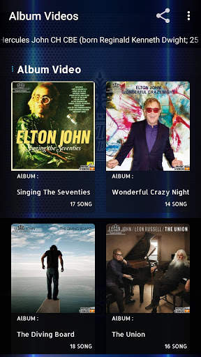 ELTON JHON - Offline MP3 & Video Album Collection screenshot 15