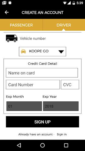Koope Cabs screenshot 4